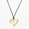 Heart Pendant Zalio Cord