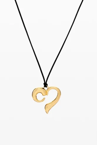 Heart Pendant Zalio Cord