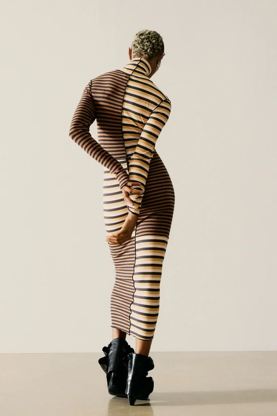 High Neck Knit Dress High Neck Knit Dress