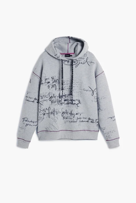Hooded Lettering Sweatshirt Hooded Lettering Sweatshirt