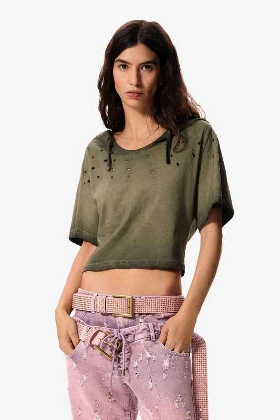 Hooded T-Shirt Masha Popova Hooded T-Shirt Masha Popova