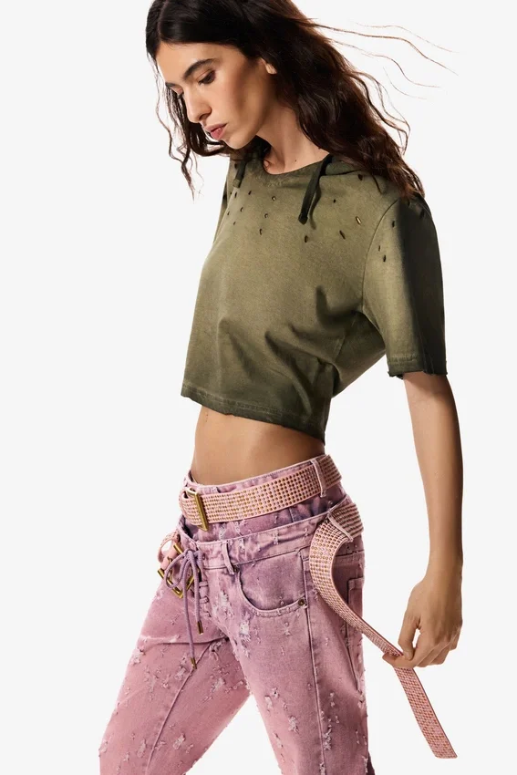 Hooded T-Shirt Masha Popova Hooded T-Shirt Masha Popova
