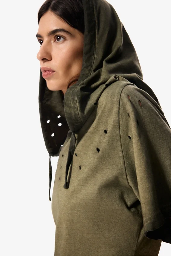 Hooded T-Shirt Masha Popova Hooded T-Shirt Masha Popova