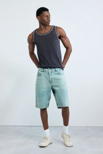 Hybrid Denim Bermuda