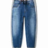 Hybrid Denim Jogger Trousers