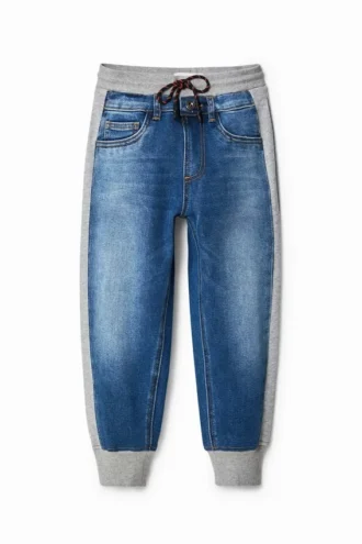 Hybrid Denim Jogger Trousers