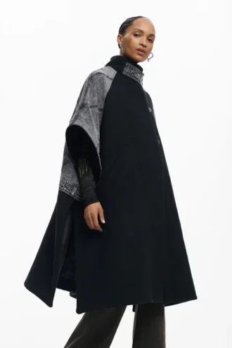 Hybrid Denim Poncho