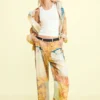 Hybrid Printed Trousers