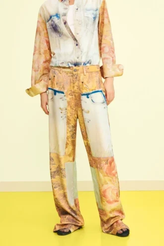 Hybrid Printed Trousers