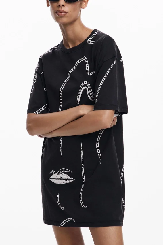Illustrated Dress Illustrated Dress