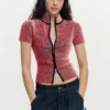 Iridescent T-Shirt Zipper Iridescent T-Shirt Zipper
