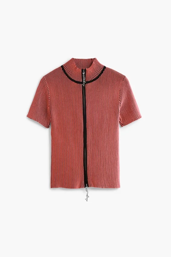 Iridescent T-Shirt Zipper Iridescent T-Shirt Zipper