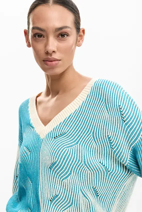 Jacquard Knit Sweater Jacquard Knit Sweater
