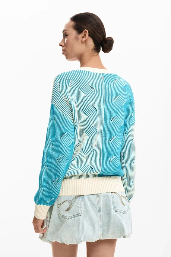 Jacquard Knit Sweater Jacquard Knit Sweater