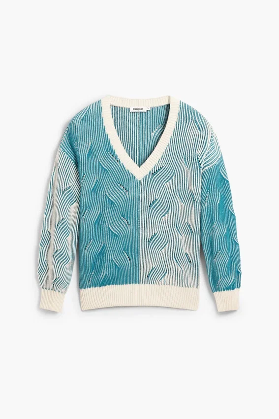 Jacquard Knit Sweater Jacquard Knit Sweater