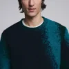 Jacquard Splatter Sweater Jacquard Splatter Sweater