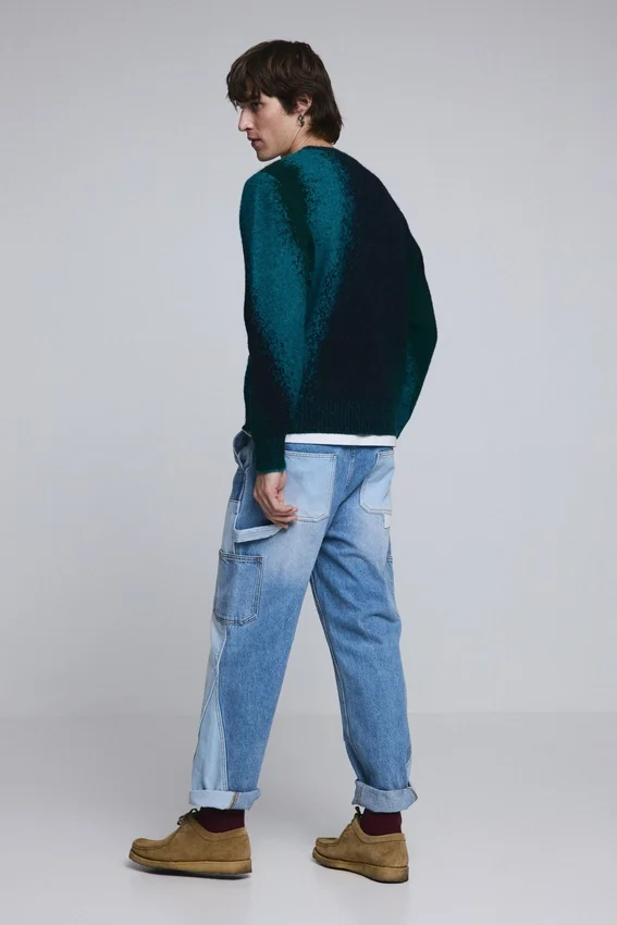 Jacquard Splatter Sweater Jacquard Splatter Sweater