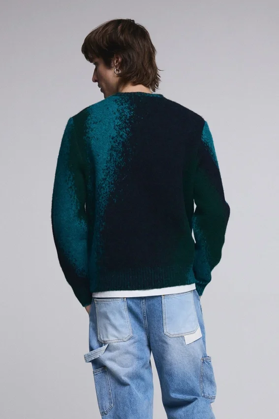 Jacquard Splatter Sweater Jacquard Splatter Sweater