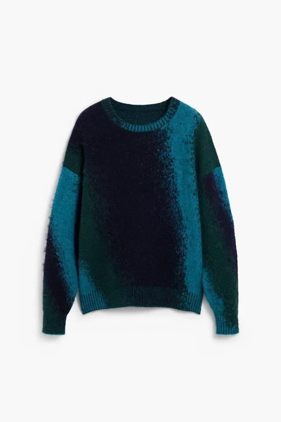 Jacquard Splatter Sweater Jacquard Splatter Sweater