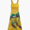 Jacquard Strap Dress