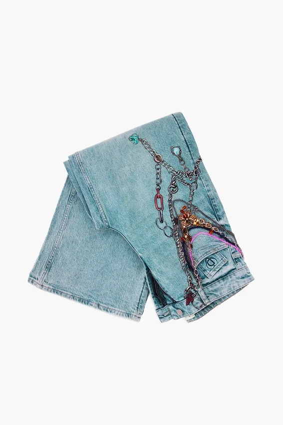 Jeans Trousers Chains Jeans Trousers Chains