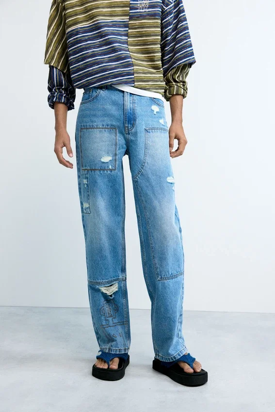 Jeans Trousers Seams Jeans Trousers Seams