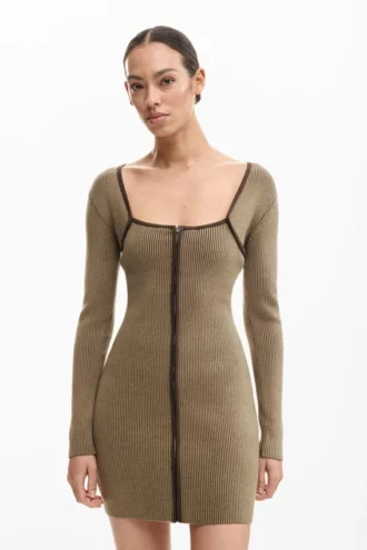 Knit Dress Zipper