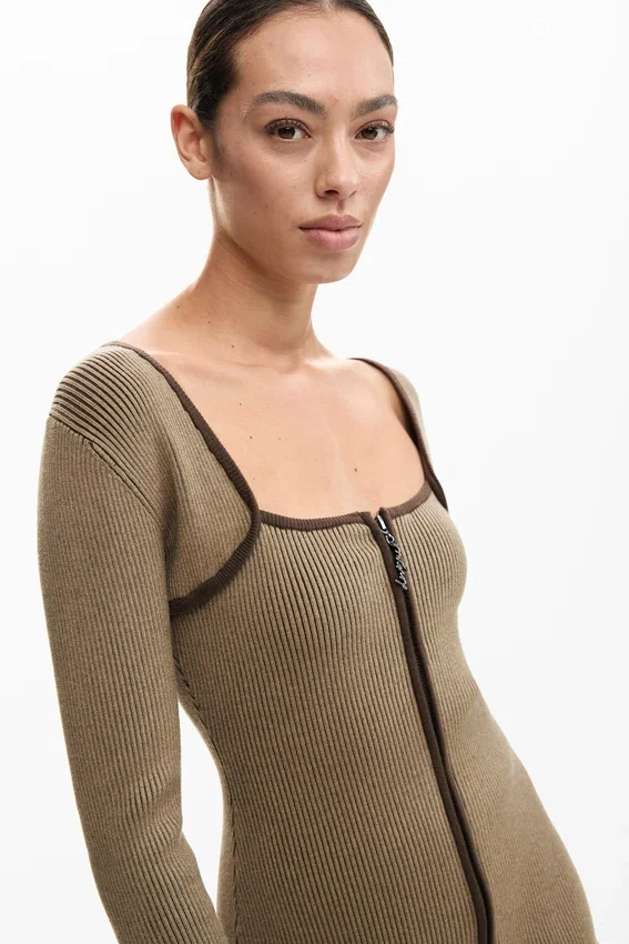 Knit Dress Zipper Knit Dress Zipper