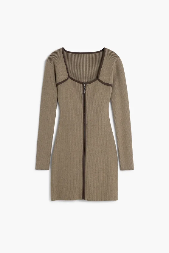Knit Dress Zipper Knit Dress Zipper
