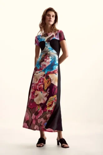 Knitted Dress Flowers M. C. Lacroix