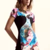Knitted Dress Flowers M. C. Lacroix Knitted Dress Flowers M. C. Lacroix