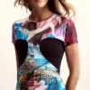 Knitted Dress Flowers M. C. Lacroix Knitted Dress Flowers M. C. Lacroix