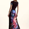 Knitted Dress Flowers M. C. Lacroix Knitted Dress Flowers M. C. Lacroix