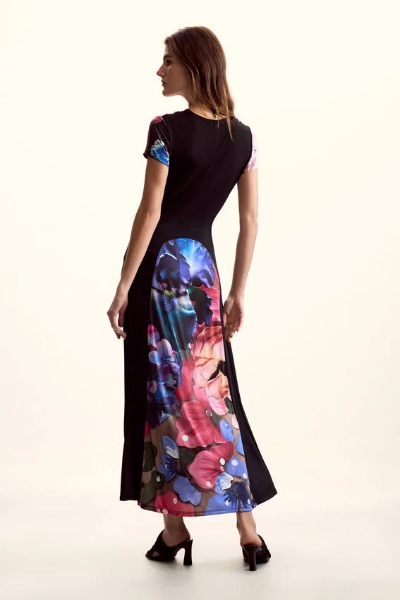Knitted Dress Flowers M. C. Lacroix Knitted Dress Flowers M. C. Lacroix