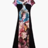 Knitted Dress Flowers M. C. Lacroix Knitted Dress Flowers M. C. Lacroix