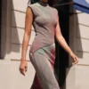 Knitted Strappy Dress Knitted Strappy Dress