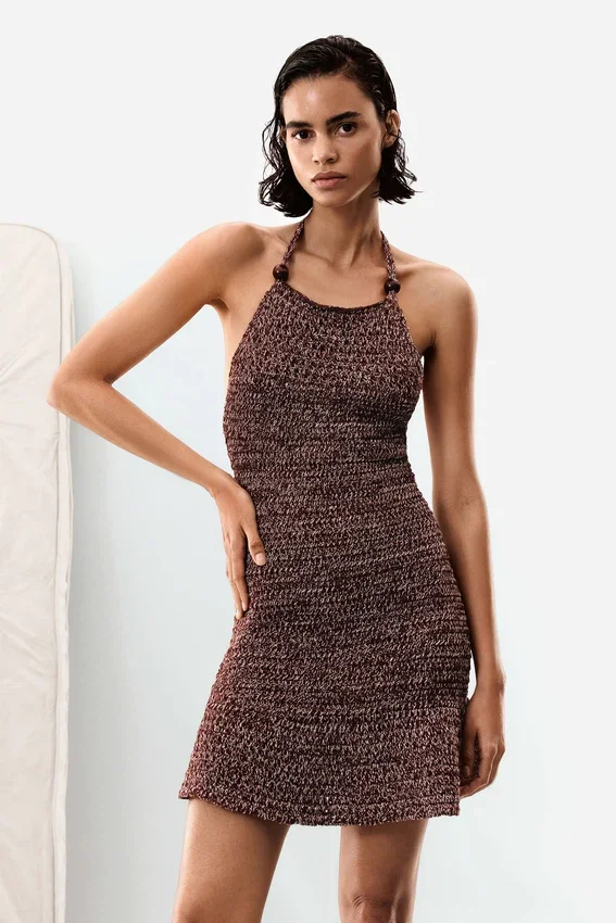 Knitted Strappy Dress Knitted Strappy Dress