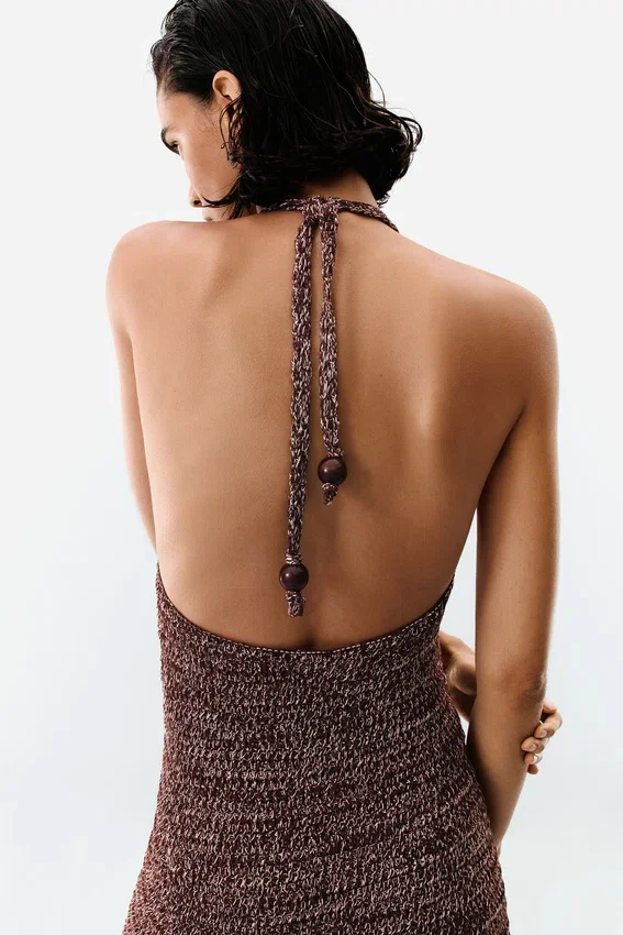 Knitted Strappy Dress Knitted Strappy Dress