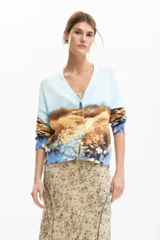 Landscape Cardigan Sweater