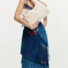 Large Canvas Flower Bag