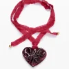 Large Crystal Heart Pendant Zalio