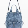 Large Denim Backpack Large Denim Backpack