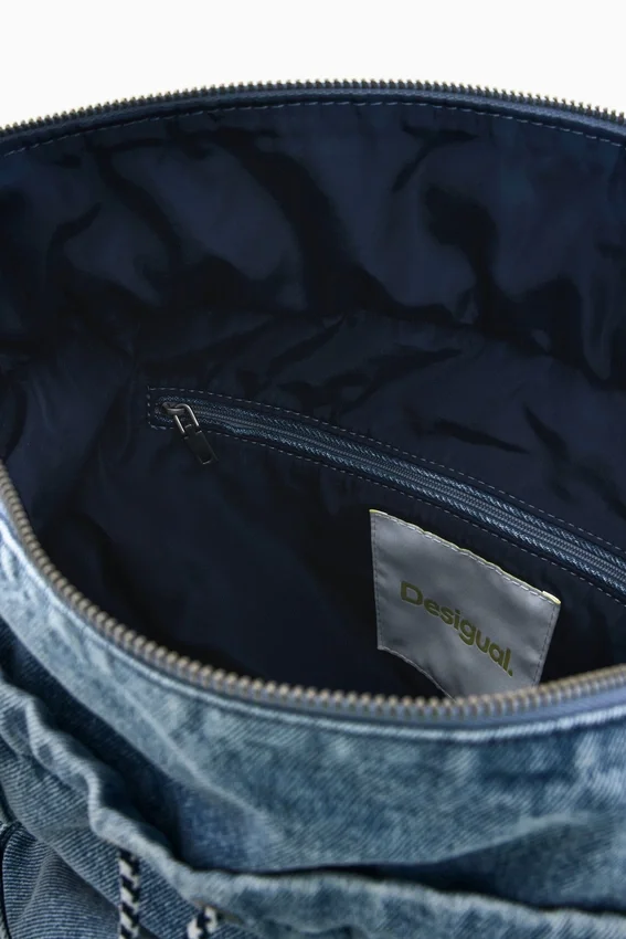 Large Denim Backpack Large Denim Backpack