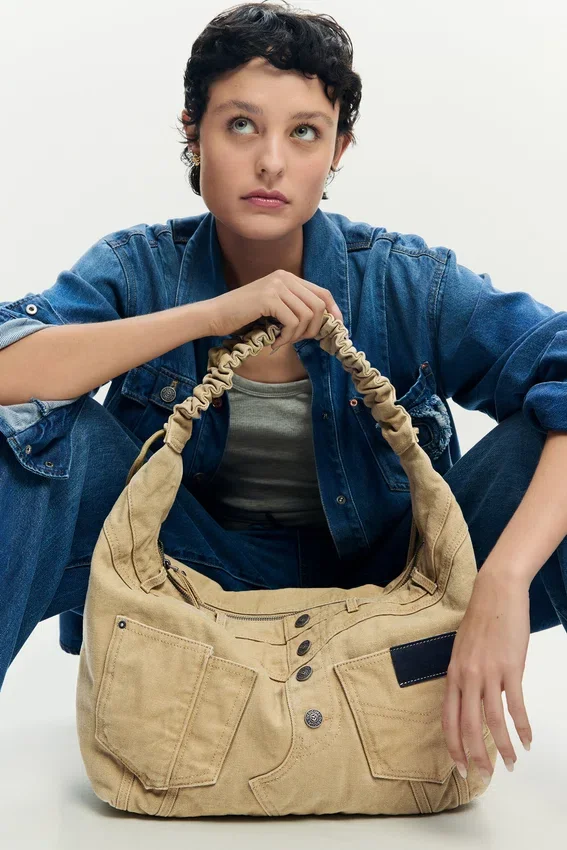 Large Denim Bag Large Denim Bag