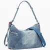 Large Denim Charms Bag