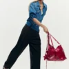 Large Faux Leather Bag