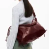 Large Faux Leather Bag