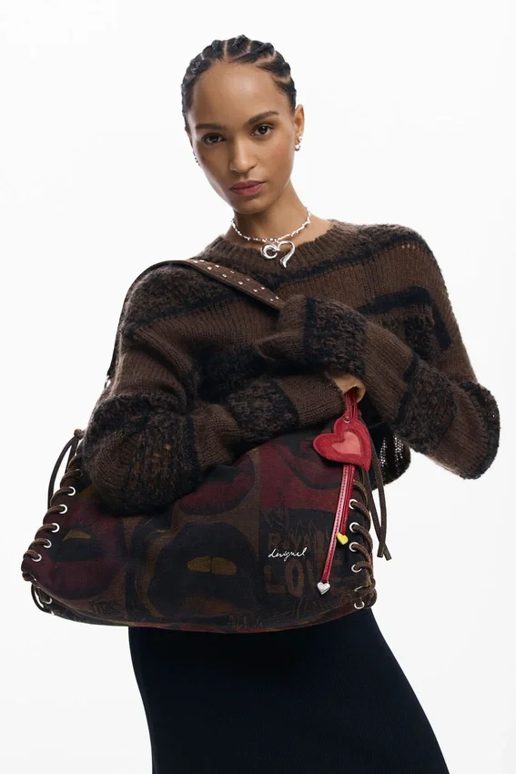 Large Graffiti Lips Bag Large Graffiti Lips Bag