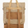 Large Modular Raffia Backpack Large Modular Raffia Backpack