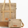 Large Modular Raffia Backpack Large Modular Raffia Backpack